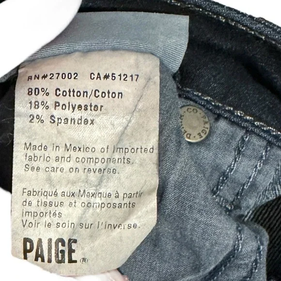Paige Dark Wash Denim Shorts‎ Womens Cuffed Hem Casual Size 29